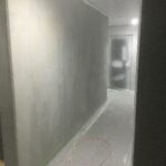 北見市新築マンションの吹付塗装